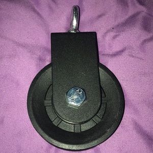 NEW Black Steel Pulley rope pull magnet fishing lifting stuff